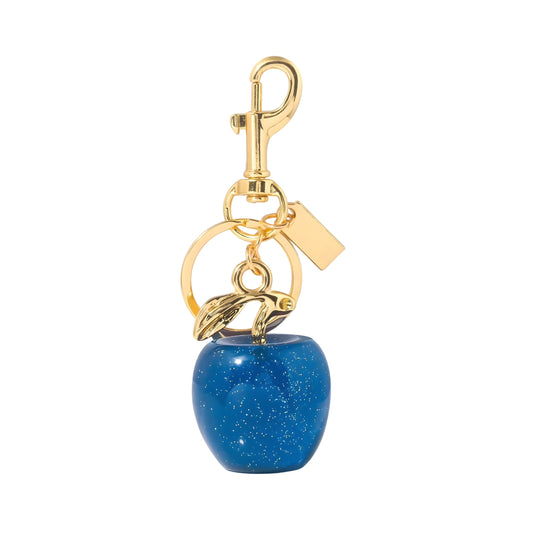 Blue Apple Bag Charm
