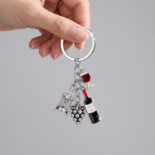 Wine Red Party Bag Charm